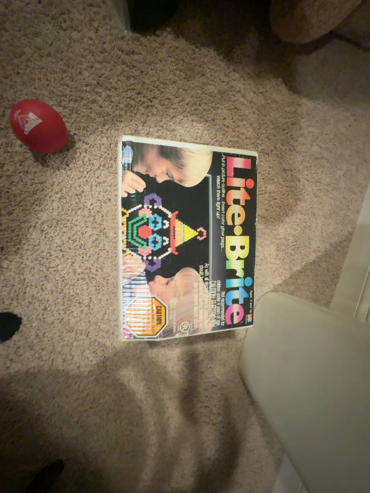 Milton Bradley Lite Brite Vintage Light-Up Toy
