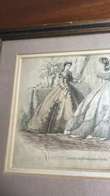 La Mode Illustrée 19th Century French Fashion Print (Framed) - Image 4