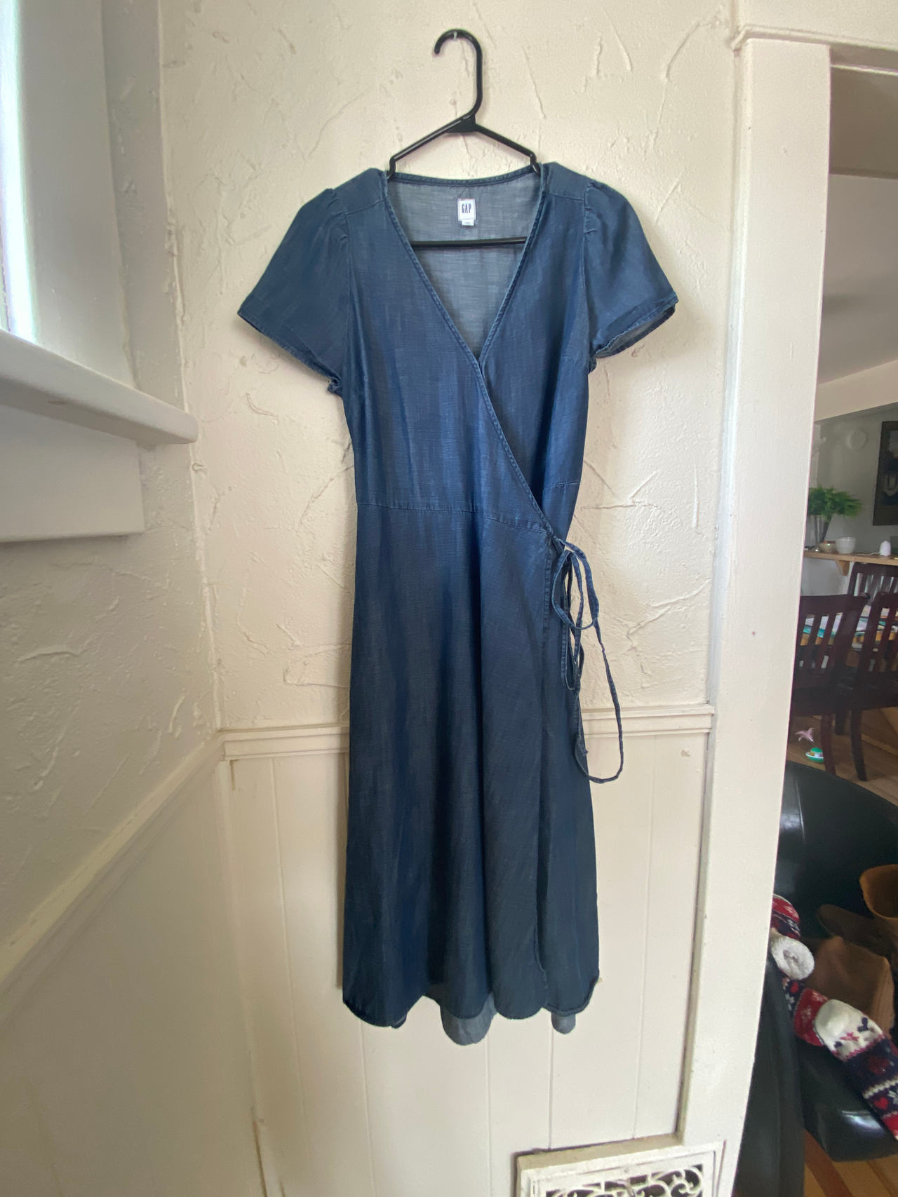 GAP Denim Wrap Dress