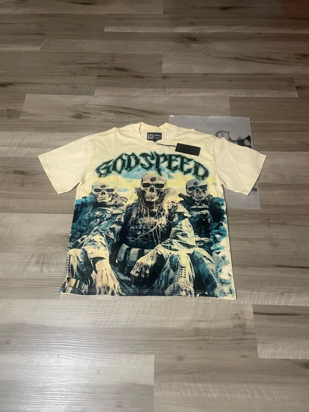 Godspeed Squadron T-Shirt Bone Wash