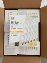 Utilitech 60W Equivalent LED General Purpose Bulb 5 Boxes of 16 (80 Bulbs) - Image 3