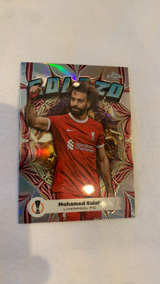 Topps Chrome UEFA Golazo Mohamed Salah Soccer Card - Image 3