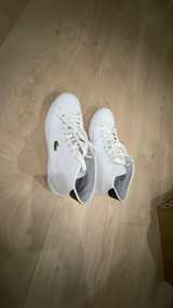Lacoste Gripshot Mid Men's White/Black Leather Sneakers - Image 1