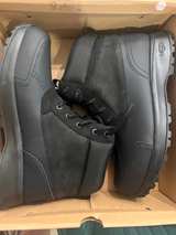 UGG Emmett Duck Boot Black Men's Leather Waterproof size 11 winter boots NIB - Image 6