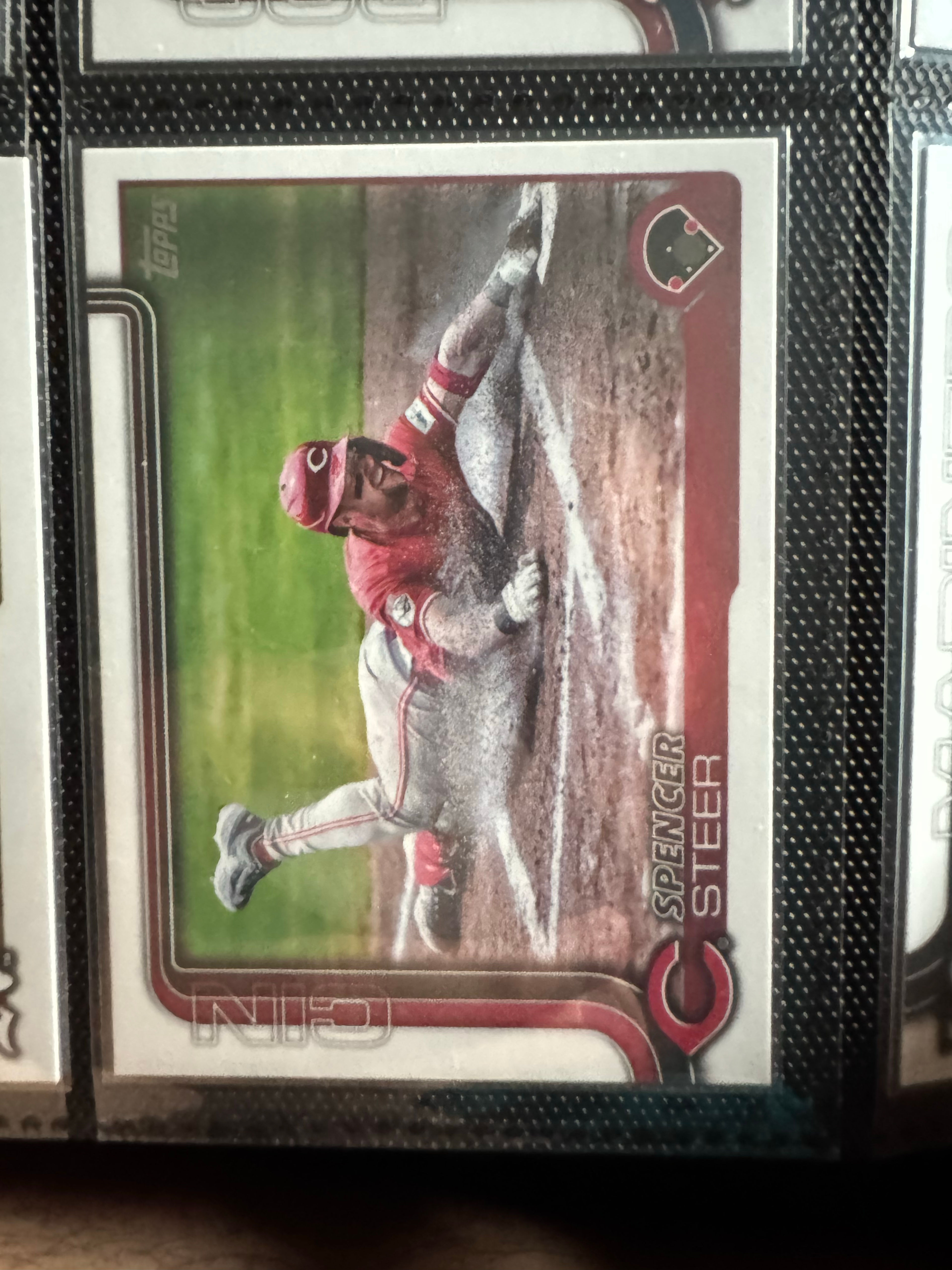 Spencer Steer Baseball Card