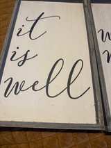 It is Well With My Soul Wooden Sign-2 pieces - Image 3
