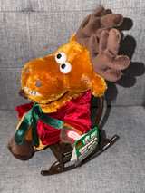 Dan Dee Grandma Got Run Over By Reindeer Plush Rocking Horse - Image 1