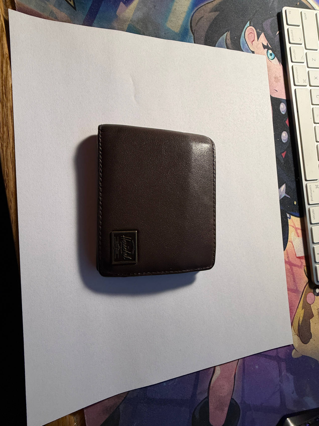 Herschel Supply Co. Brown Leather Bi-Fold Wallet*Barely Used*Great Condition*