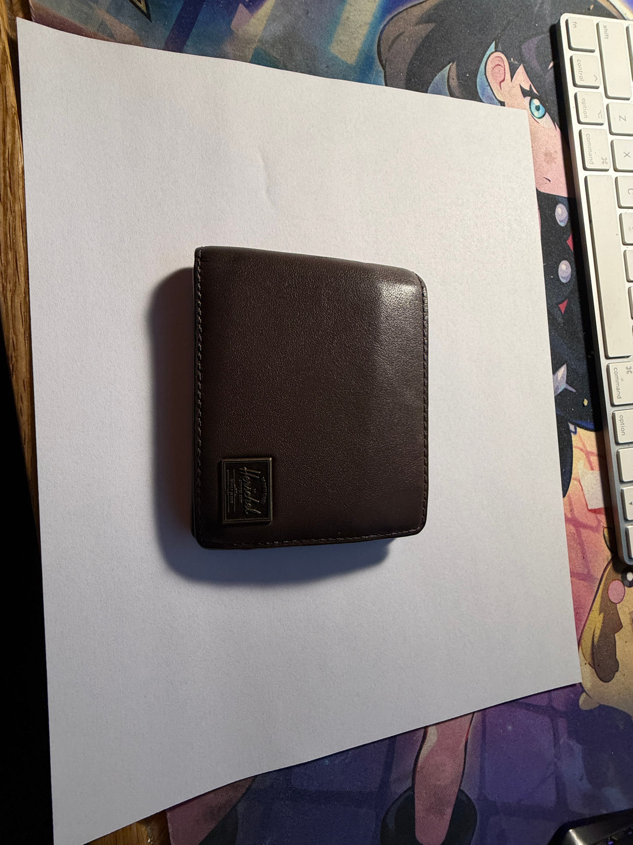 Herschel Supply Co. Brown Leather Bi-Fold Wallet*Barely Used*Great Condition*