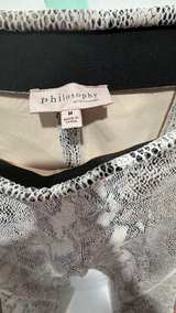 Philosophy Snakeskin Print Pull-On Pants size Medium M - Image 3