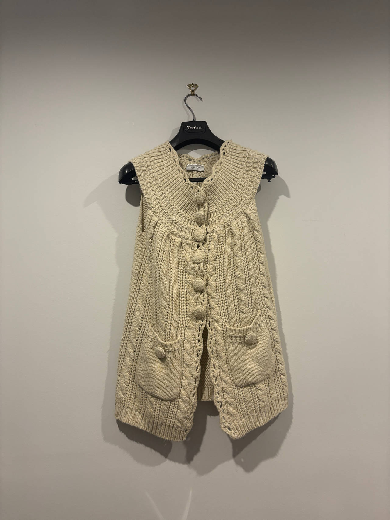 Crossroads Knit Sleeveless Cardigan Vest