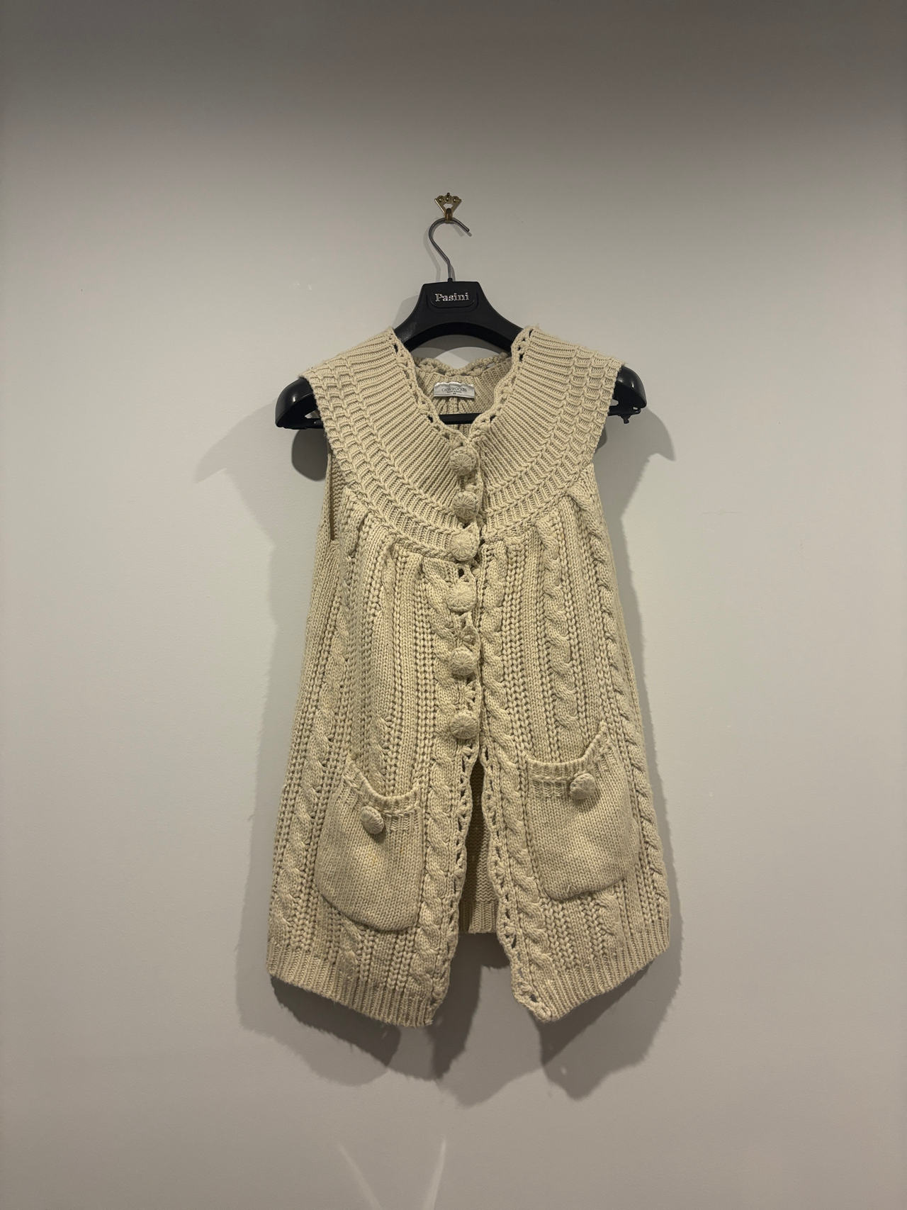 Crossroads Knit Sleeveless Cardigan Vest