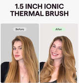 Wavytalk Heatwave Pro 1.5" Ionic Thermal Brush with Bilateral Ionic Outlet Pink - Image 3