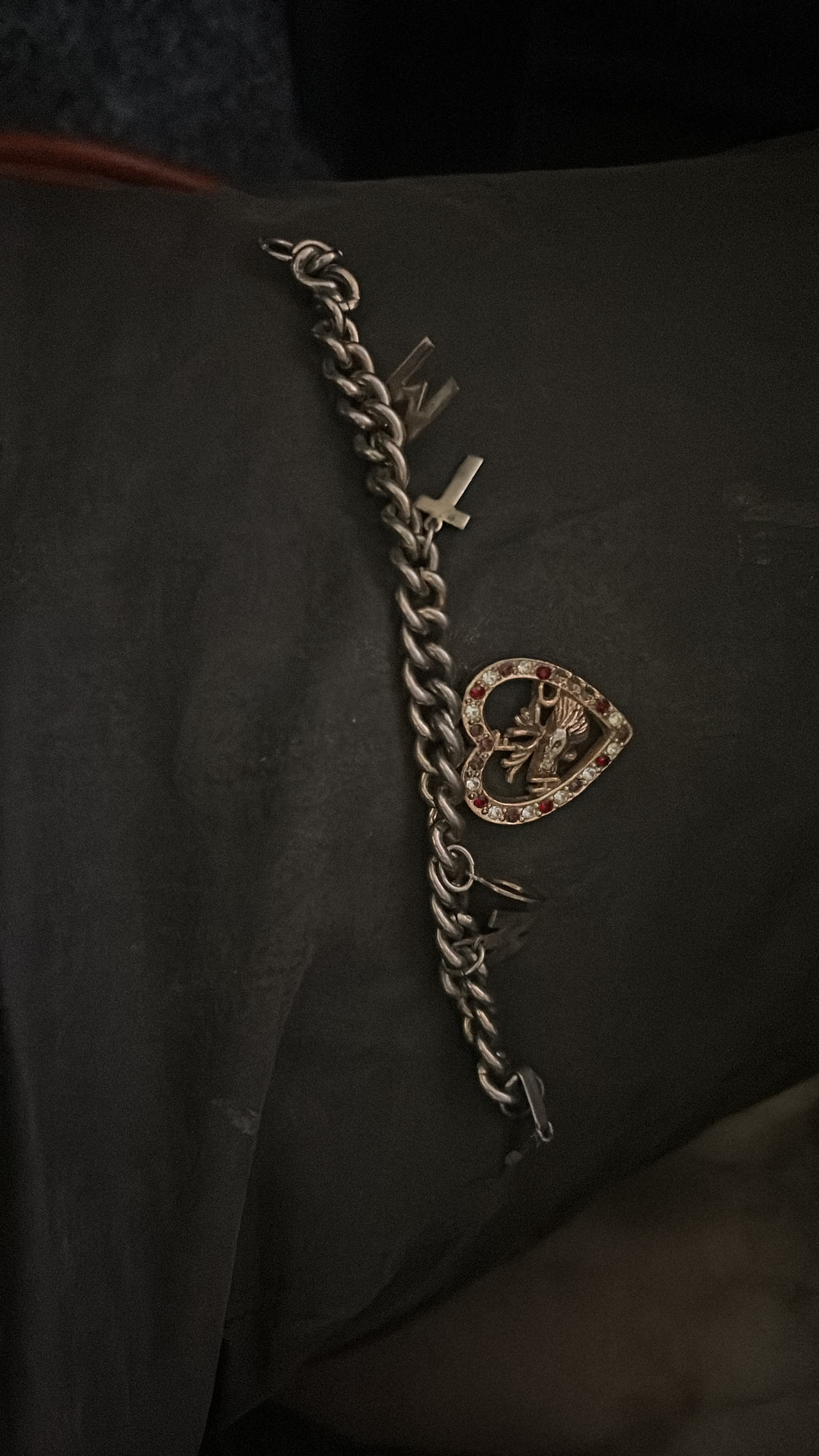 Vivienne Westwood Heart Charm Bracelet