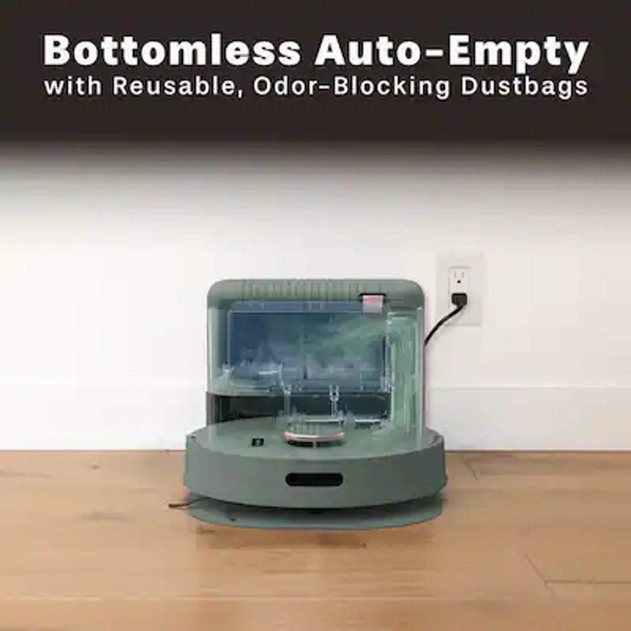 bObsweep Bio Self-Empty Robot Vacuum & Mop - Sage Green