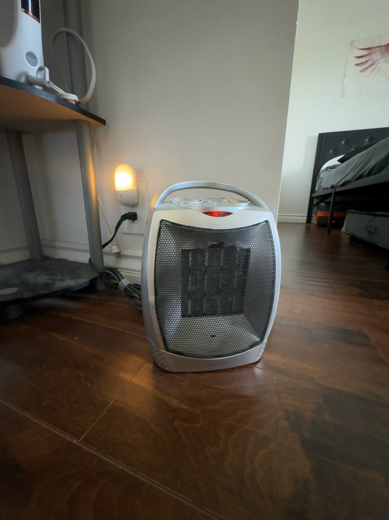 Portable Ceramic Space Heater Champagne color