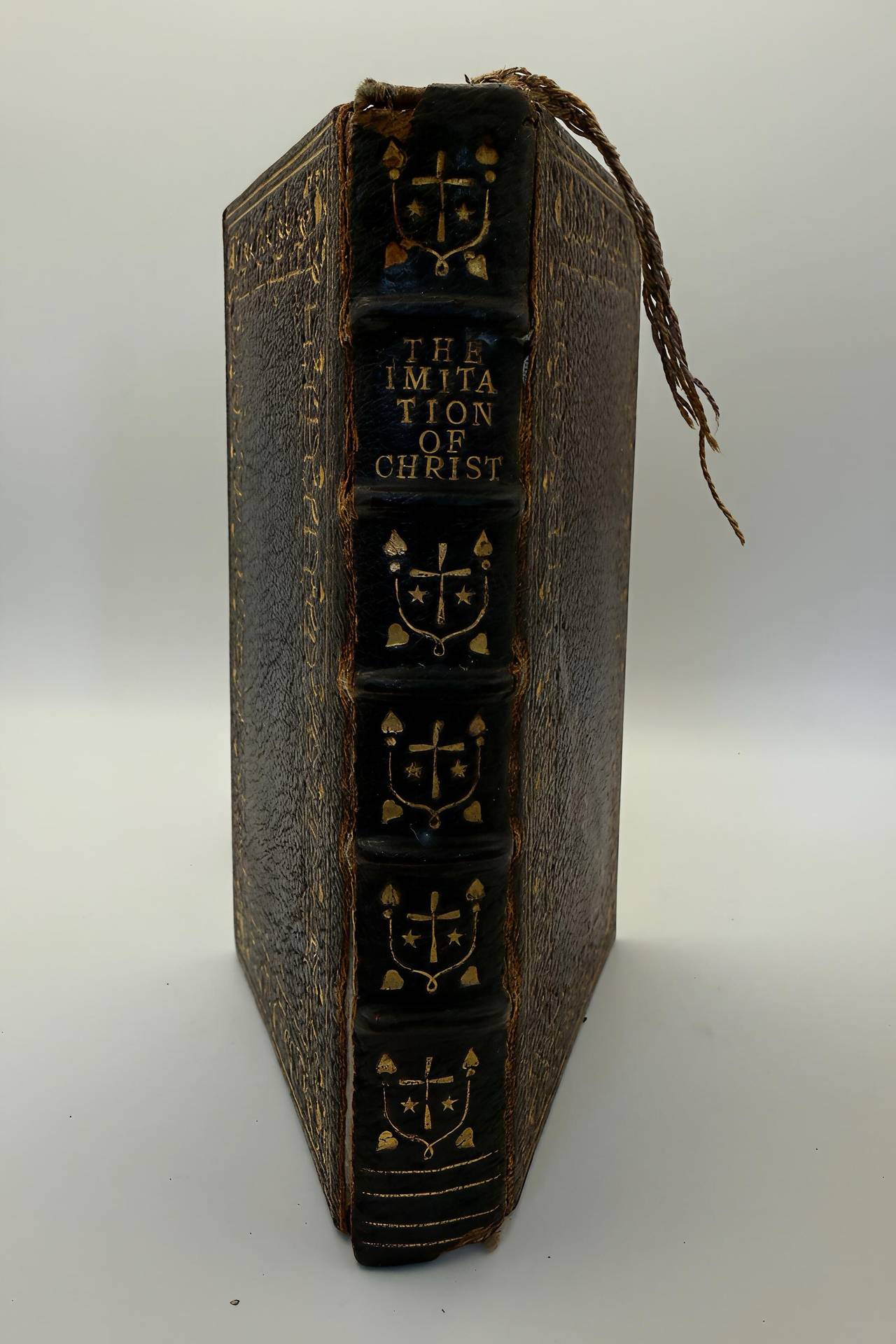 The Imitation of Christ by Thomas à Kempis Antique Leather Bound Book