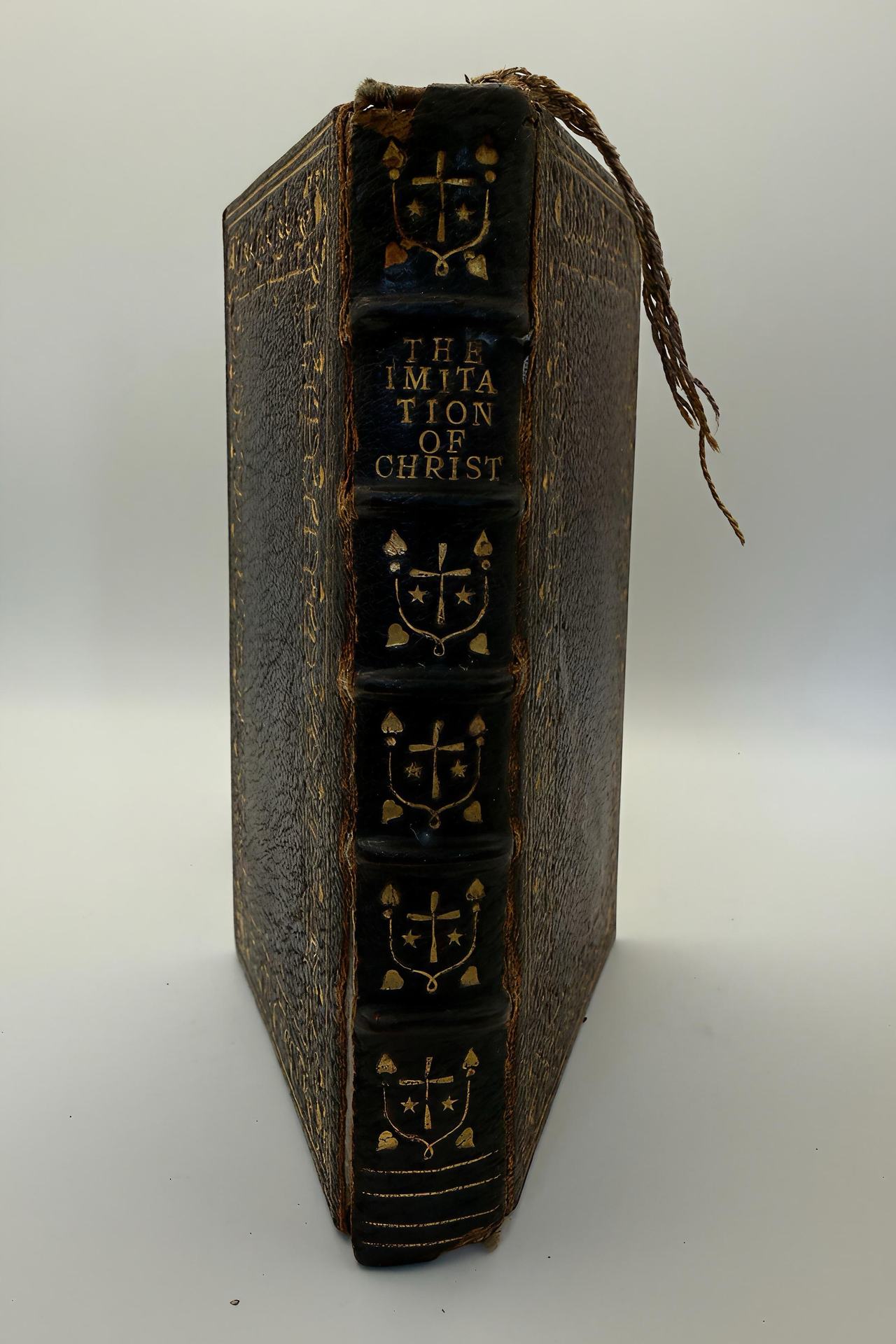 The Imitation of Christ by Thomas à Kempis Antique Leather Bound Book
