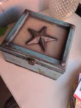 Rustic Distressed Teal Star Decorative Boxes - Image 3