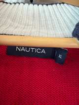 Nautica Colorblock Quarter-Zip Pullover Sweater XL - Image 4