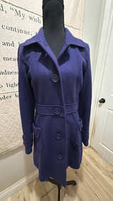 Anthropologie Old School Tulle Wool Blend Princess Pea Coat - Image 2