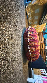 Large 32" Round Mandala Floor Pillow - Image 2