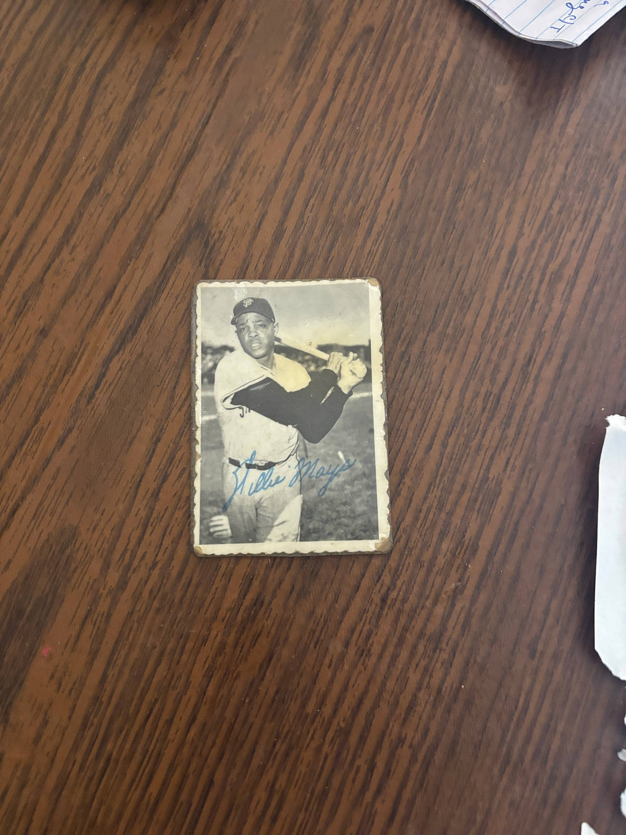 Willie Mays Baseball Card