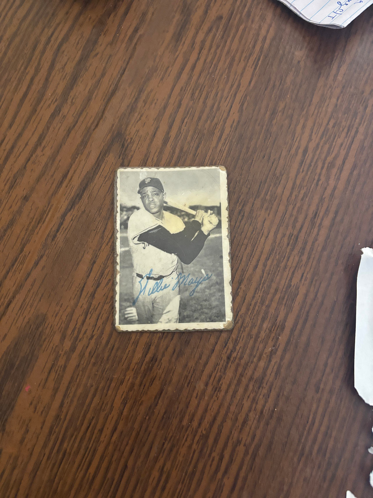 Willie Mays Baseball Card