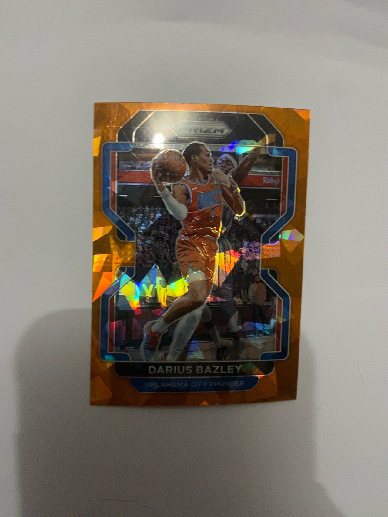 Panini Prizm Darius Bazley #237 Cracked Ice