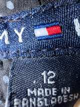 TOMMY HILFIGER Denim Chino Shorts Size 12 Y2K Vintage - Image 5