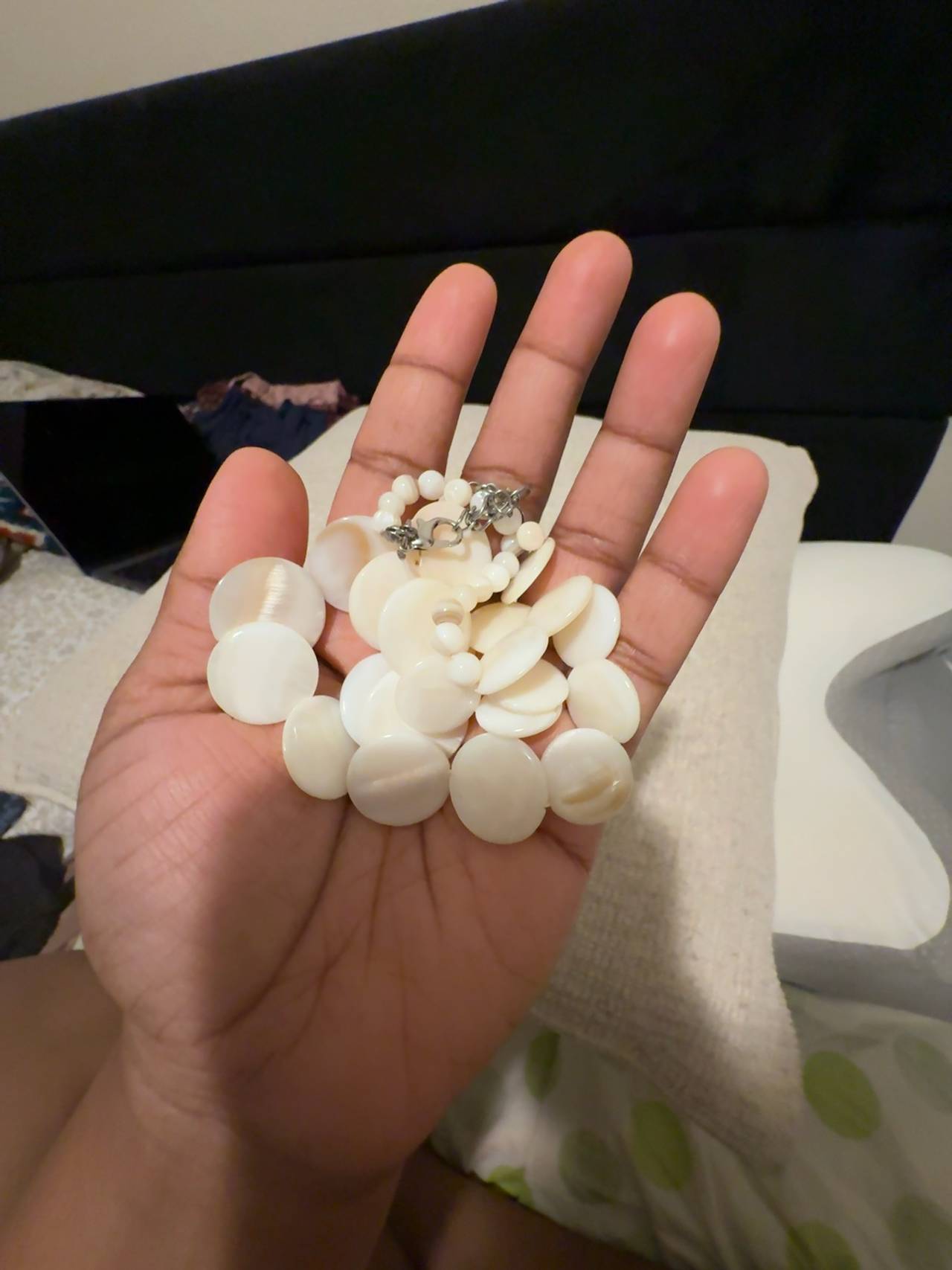 Mother of Pearl Necklace White