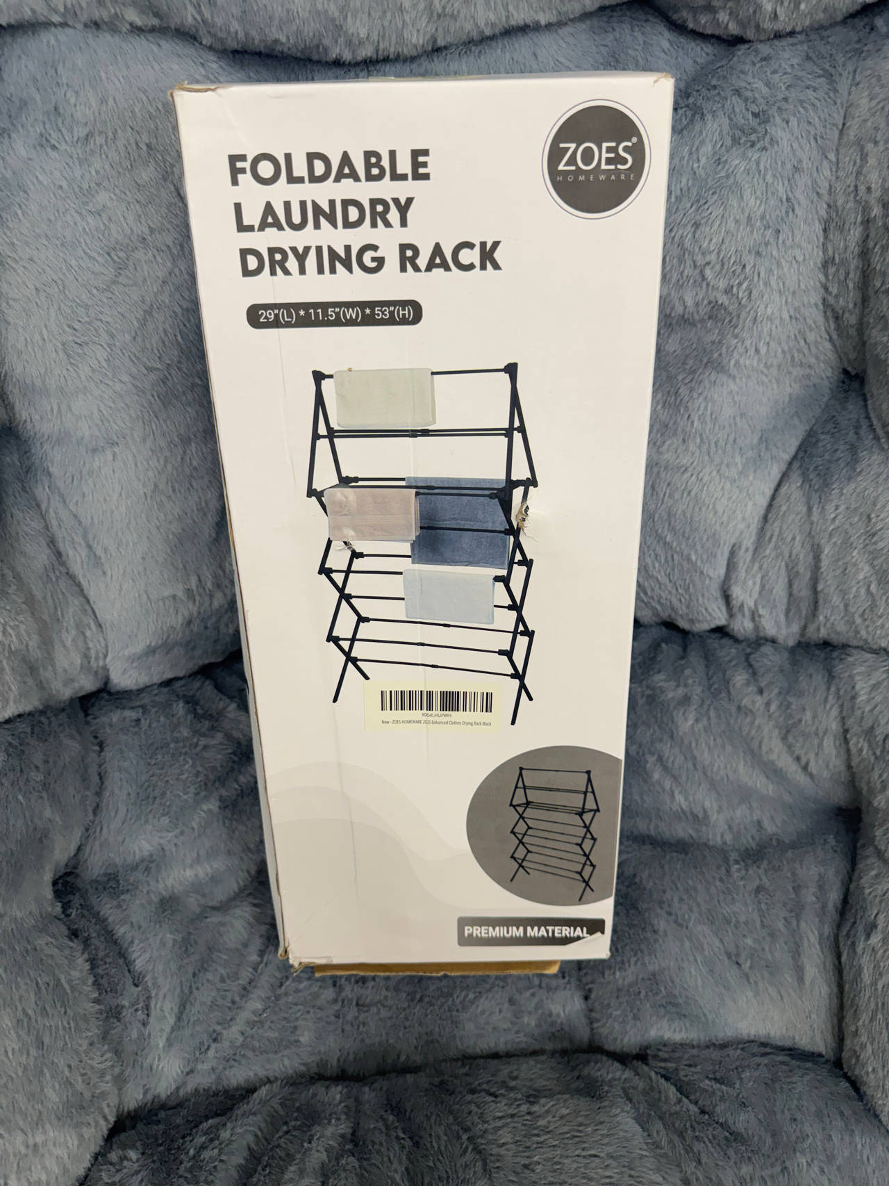 Zoes Homeware Foldable Laundry Drying Rack