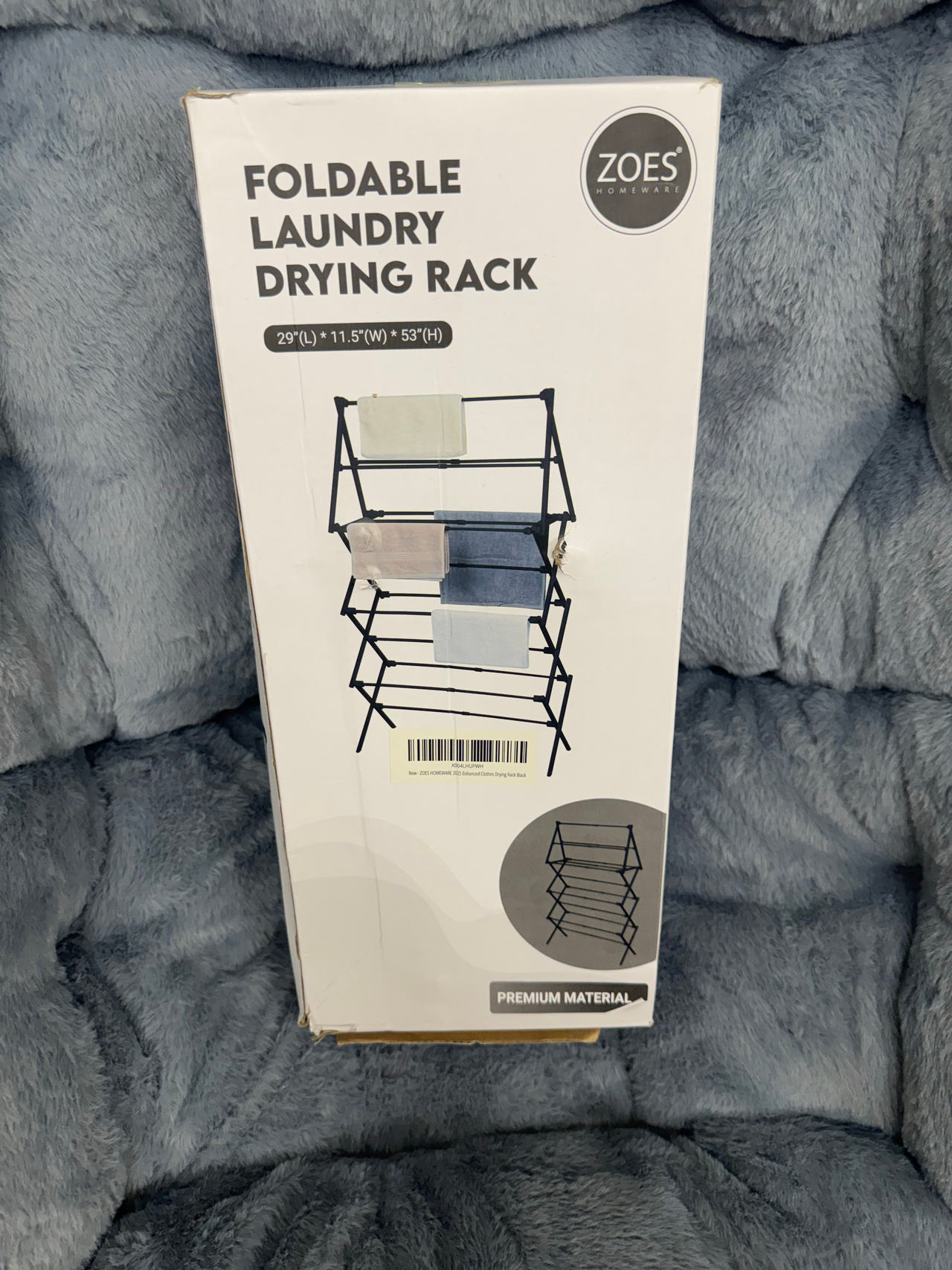 Zoes Homeware Foldable Laundry Drying Rack