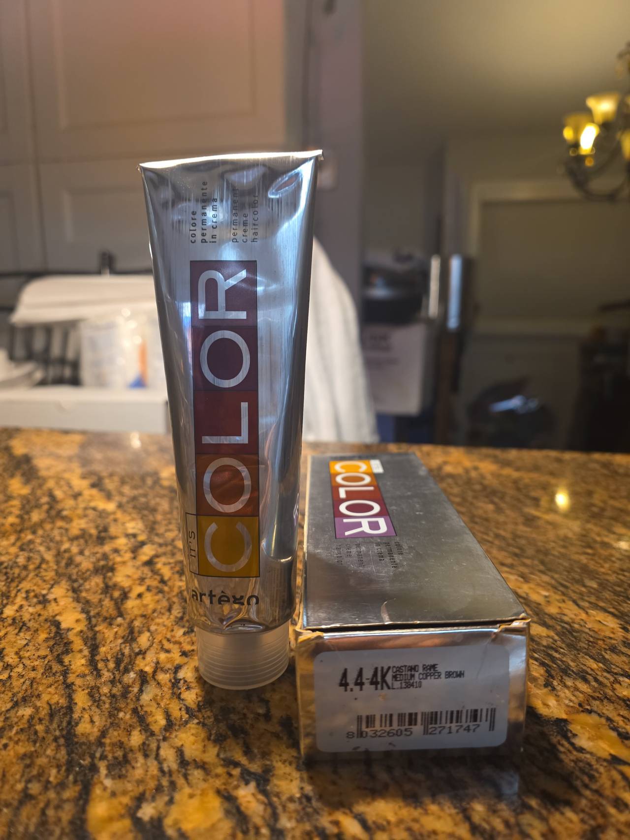 Artego It's Color Permanent Hair Color 4.44K Medium Copper Brown
