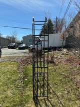 Metal Garden Arch with Gate - Image 3