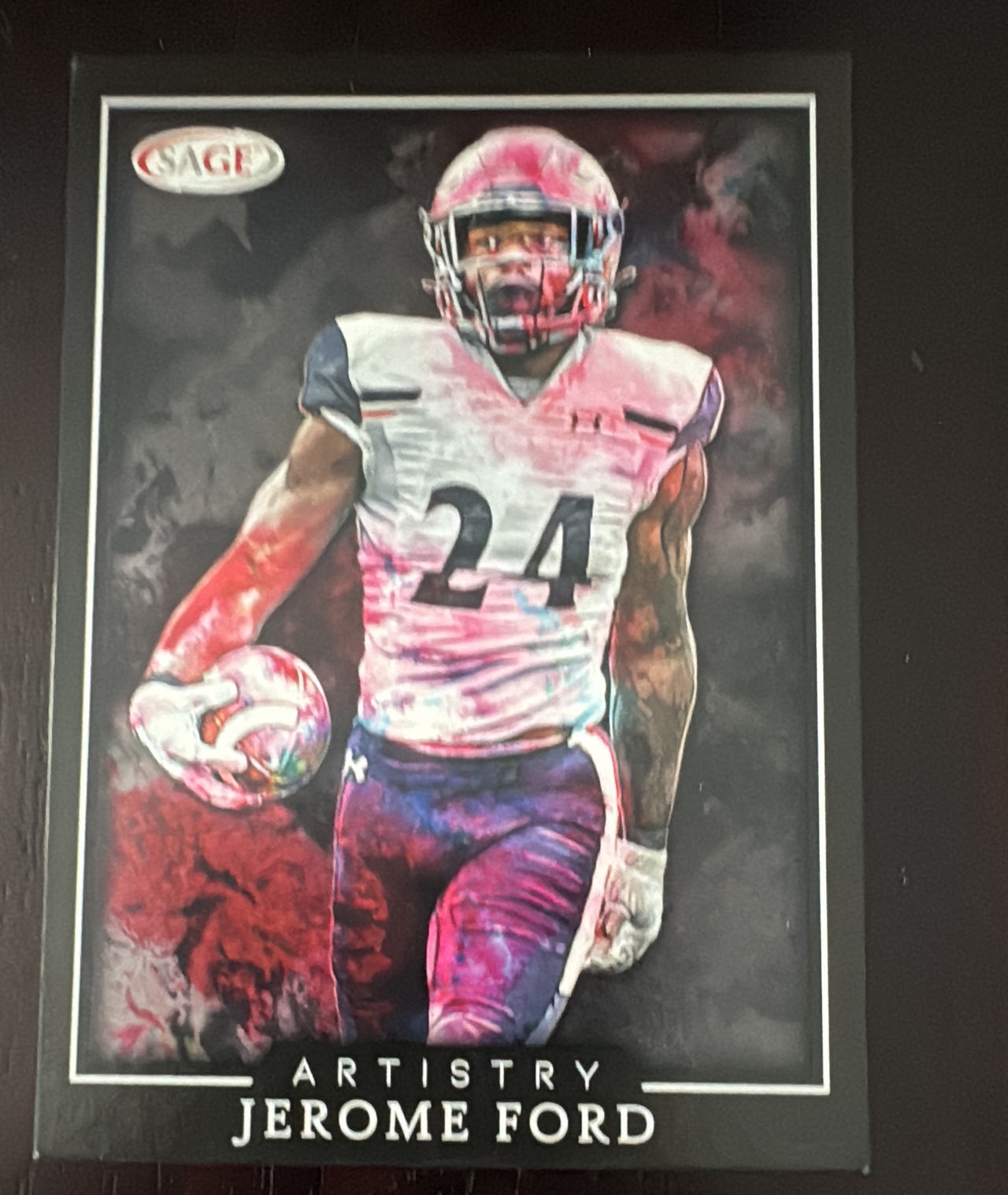 2022 SAGE Artistry Jerome Ford Football Card