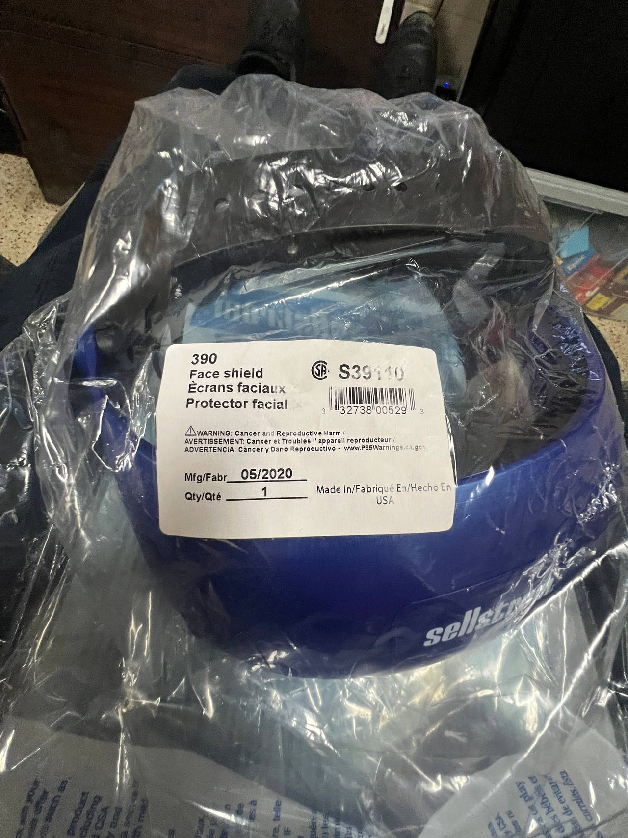 Sellstrom 390 Face Shield