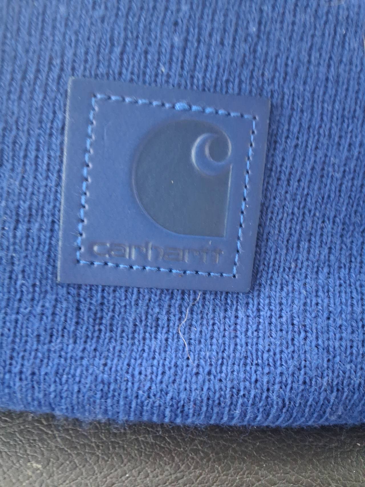 Carhartt Knit Cuffed Beanie with Rubber Patch