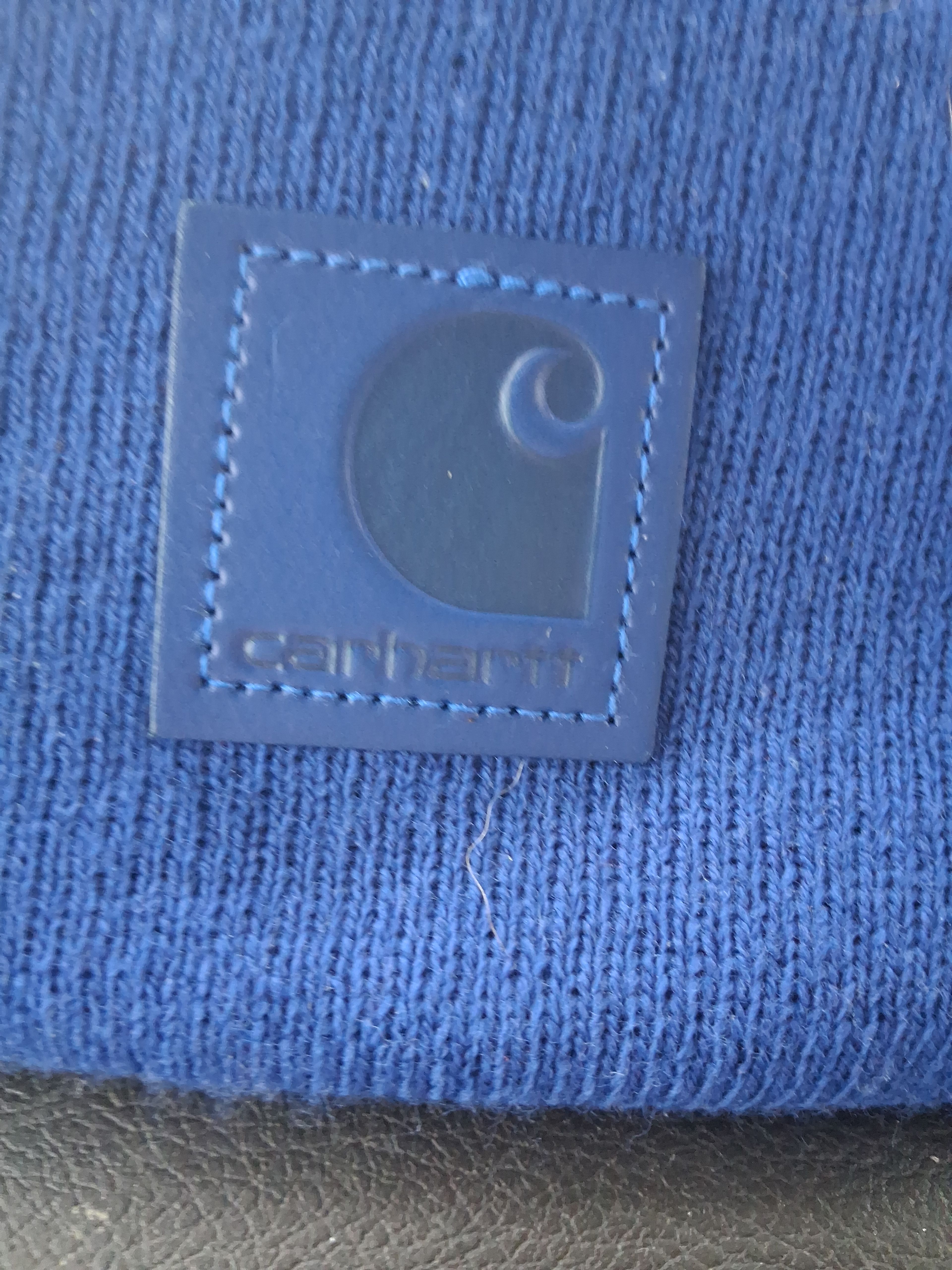 Carhartt Knit Cuffed Beanie with Rubber Patch