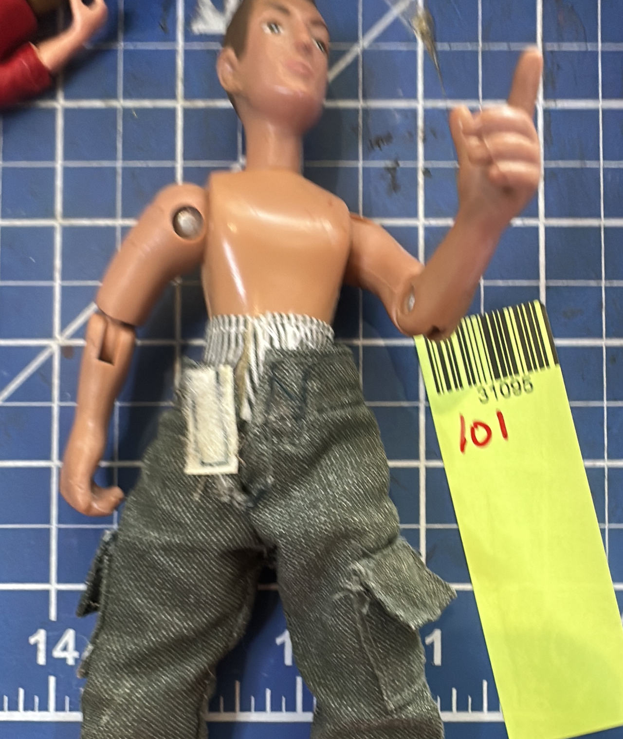 FINGER BOY EXTREME vtg 1999 Skateboard action figure