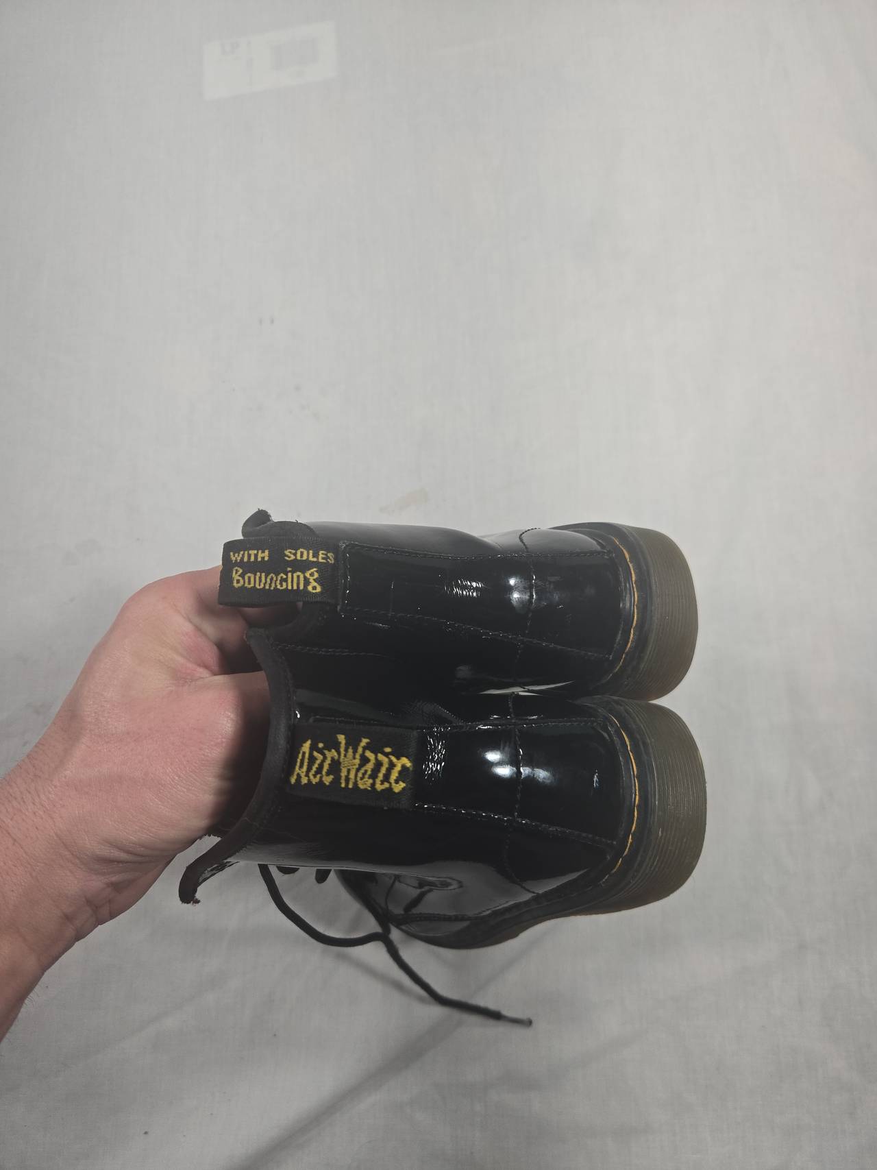 Dr. Martens Kids Delaney Patent Leather Boots size 3