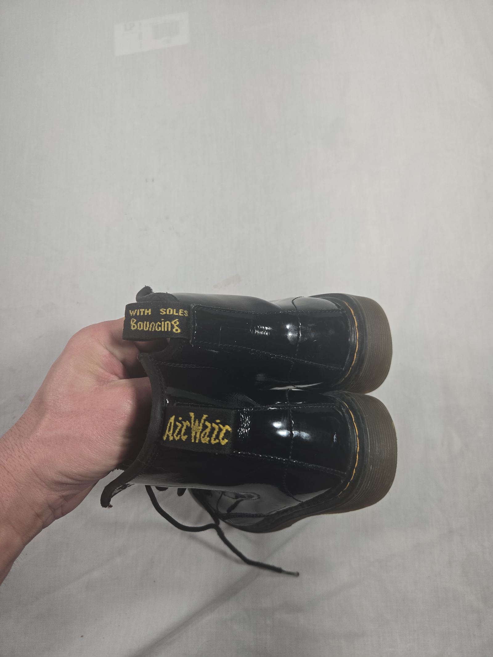 Dr. Martens Kids Delaney Patent Leather Boots size 3