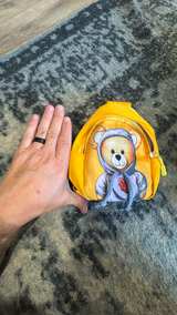 Kids Yellow Bear Graphic Mini Sling Bag - Image 3