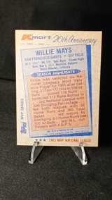 1982 Topps Kmart 20th Anniversary Willie Mays #13 Baseball Card - Image 1