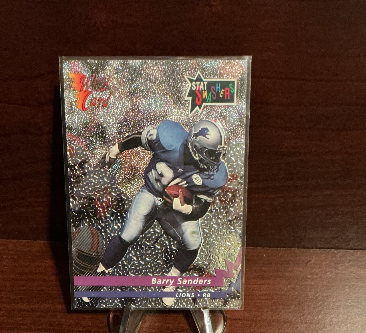 1992 Wild Card Stat Smashers Barry Sanders #SS10