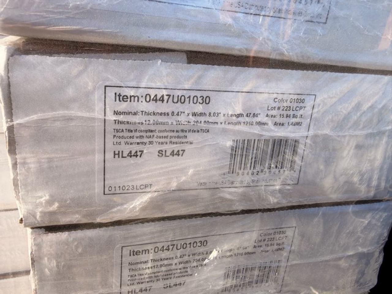 Shaw HL447 SL447 Laminate Flooring 01030