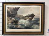 Framed Seascape Art Print - Image 1