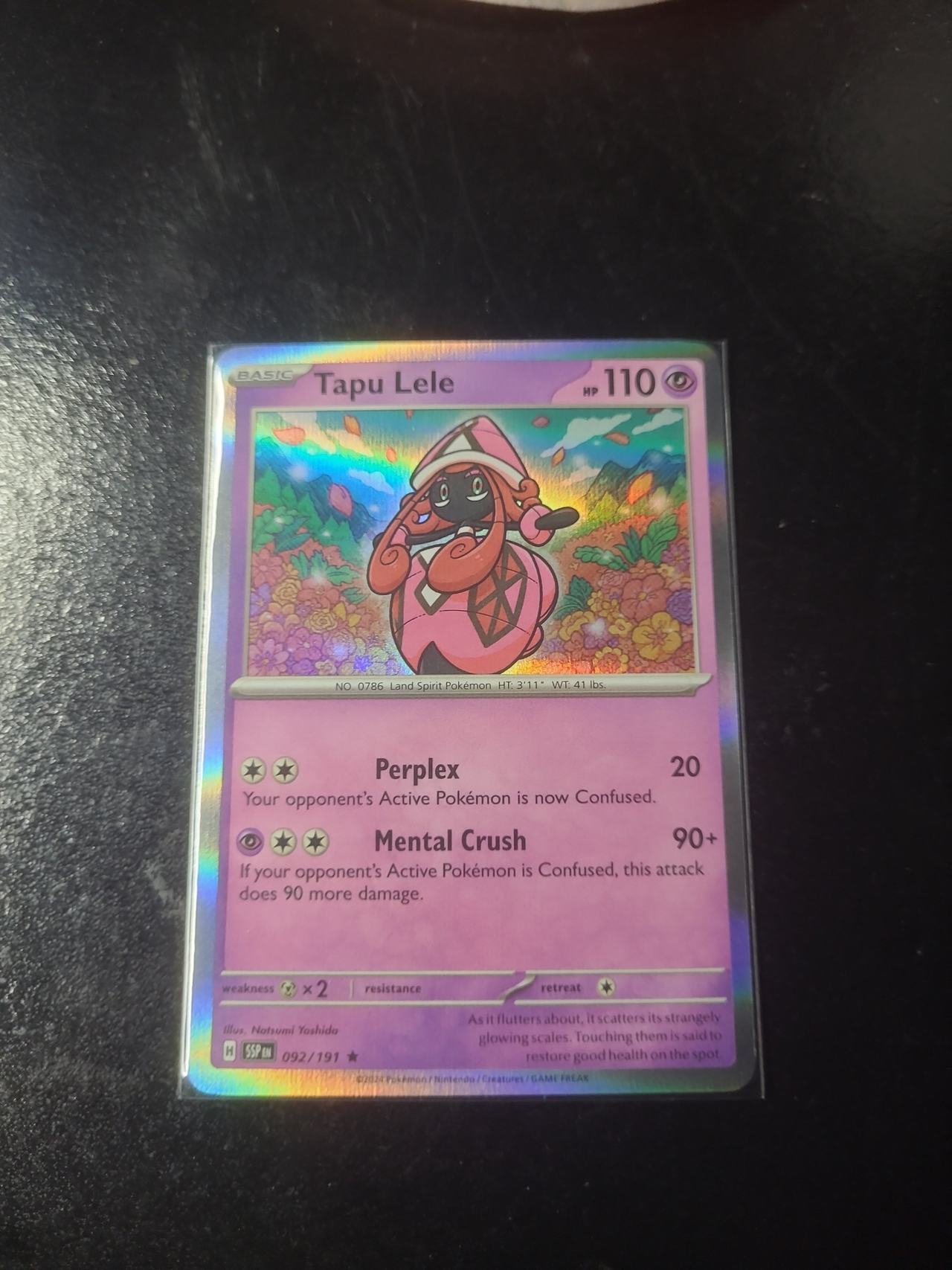 Pokémon TCG Tapu Lele Temporal Forces 092/191 Holo Rare