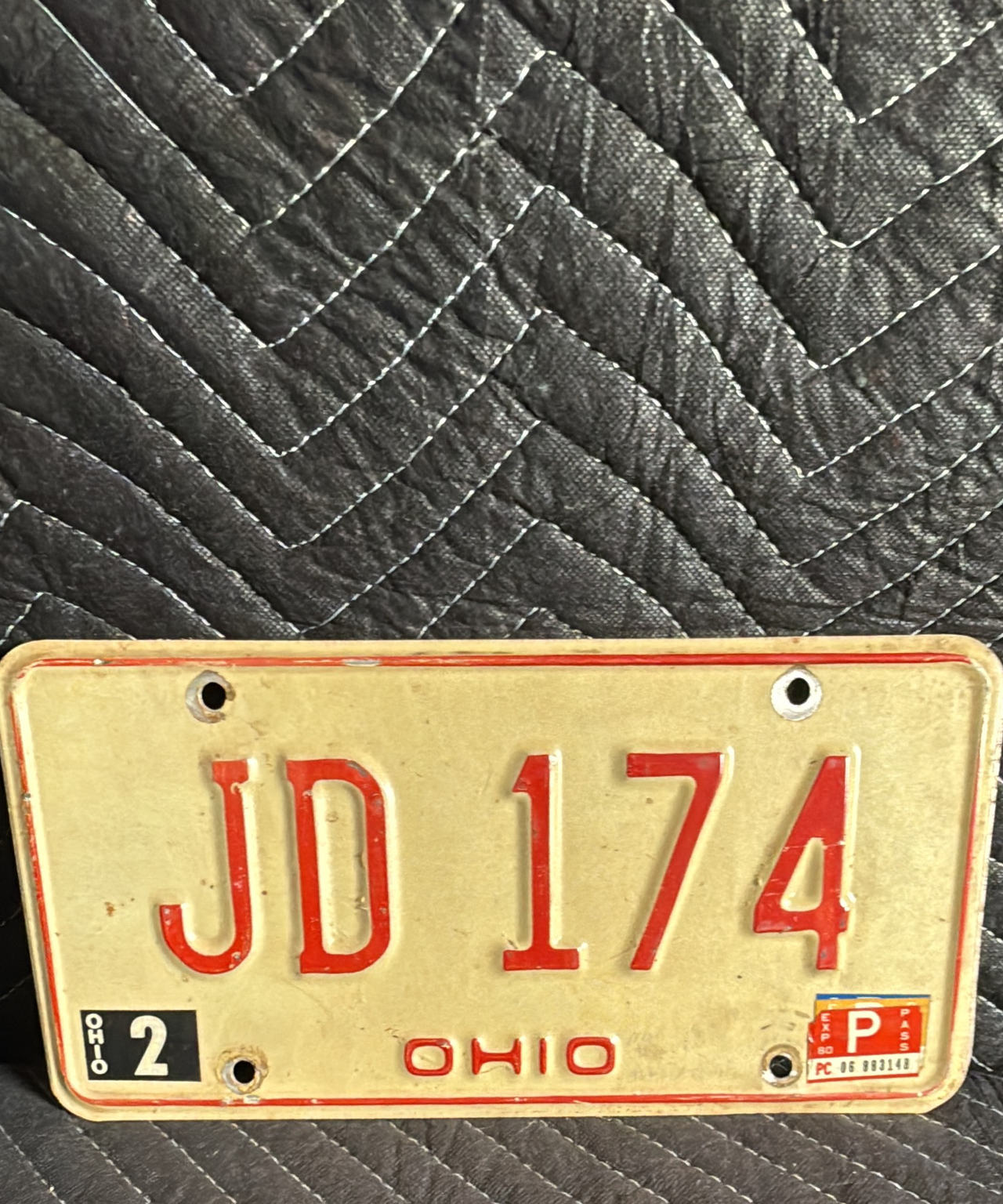 Vintage 1972 Ohio License Plate