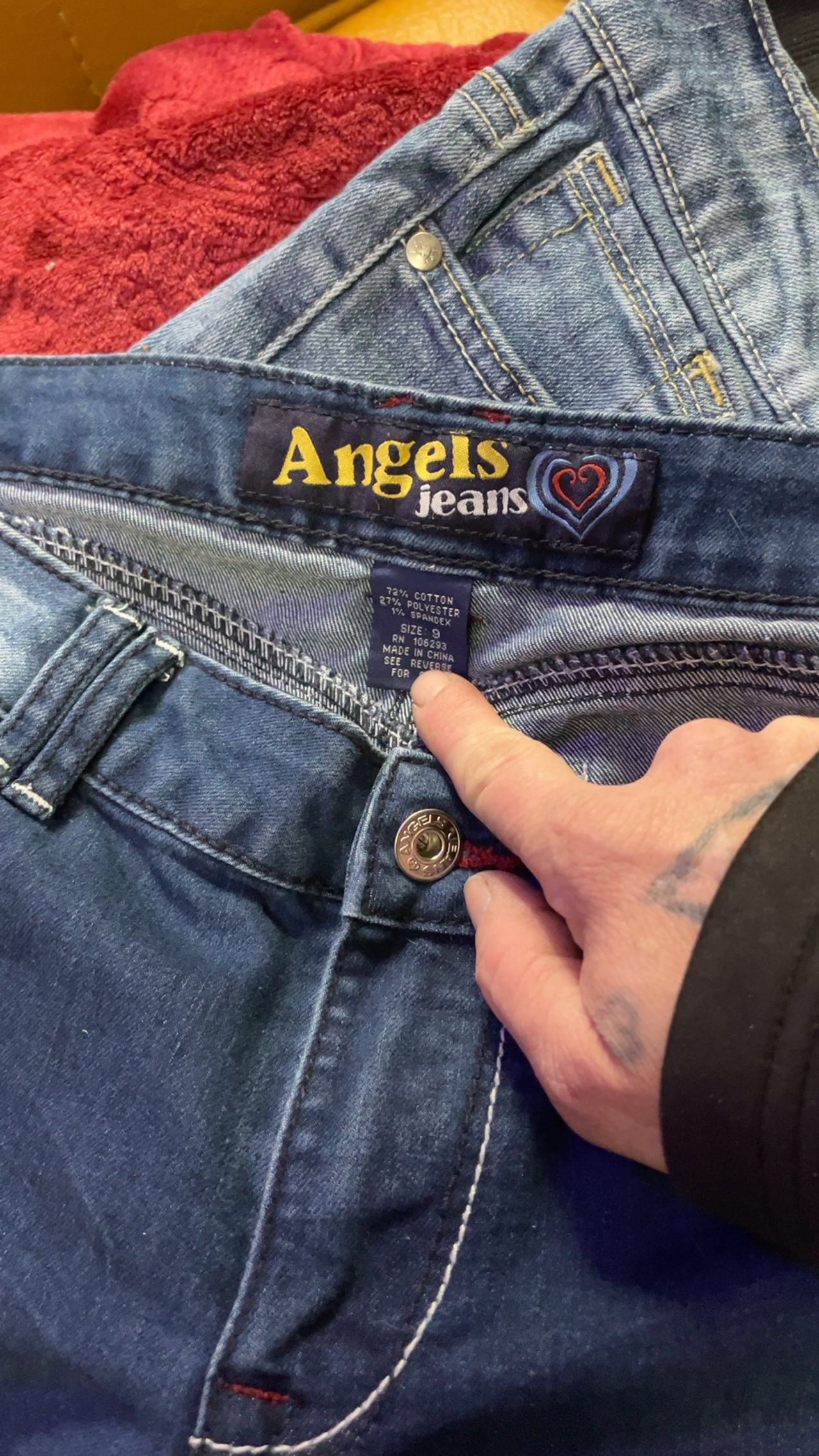 Angels Jeans Low Rise Bootcut Jeans